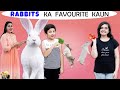 RABBITS KA FAVOURITE KAUN? Favourite food, room and fast | Comedy Challenge | Aayu and Pihu Show