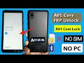 Samsung A01 Core FRP Bypass U3 Android 10 Without PC | Samsung A01 Core Google Account Bypass - New