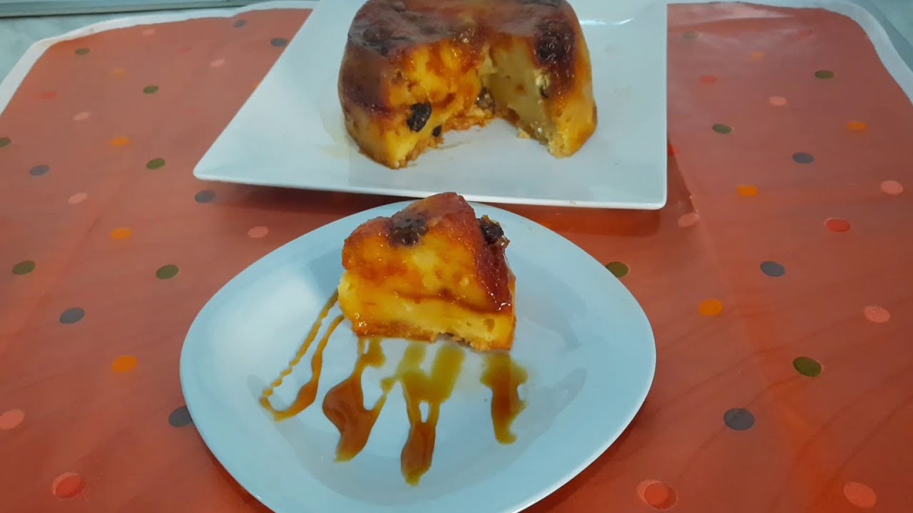 Pudin de pan en el microondas. YouTube