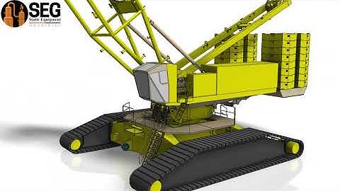 LIEBHERR Crawler Crane 1200 Tons (LR11350), By SEG Over Autodesk Inventor