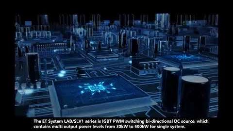 ET System electronic - LAB/SLV1 Series Bidirectional DC Source