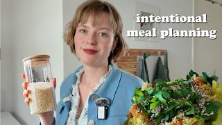 Meal plan the intentional way | Organized, budget friendly & nourishing