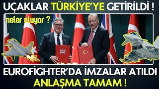 Sicak Geli̇şme - Eurofi̇ghter Anlaşmasi Tamam - Savunma Sanayi̇