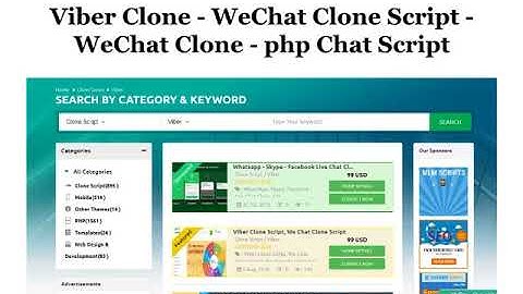 Viber Clone   WeChat Clone Script   WeChat Clone   php Chat Script