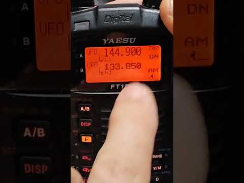 YAESU FT1D CHANGE MODE AM FM FN VW 