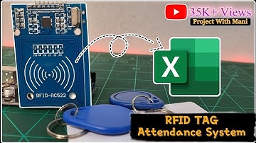 RFID Card Attendance system with Arduino || How to Send rfid data to Excel sheet