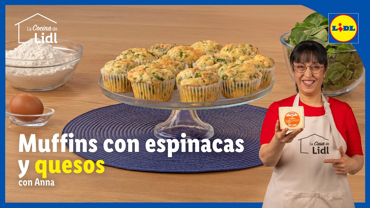 Muffins de espinacas y quesos 🌱🧀 | Recetas de quesos | Lidl España