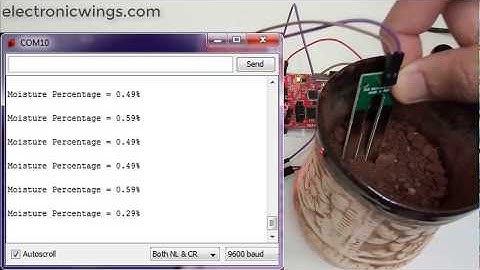 Soil Moisture Detection Using TI launchpad
