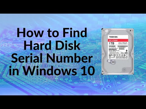 Video: How To Find The Serial Number On A Disc