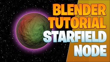 Starfield in Blender and Photoshop tutorial