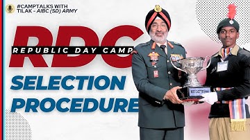 Selection Procedure for RDC Camp | #camptalks with Tilak