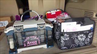 My AVON Organizational Cart Part 2