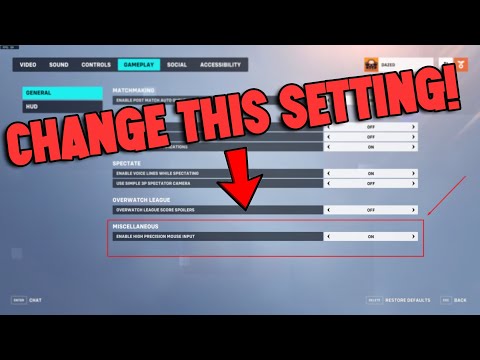 How To FIX Overwatch 2 AIM! ✅ (BEST SETTINGS)