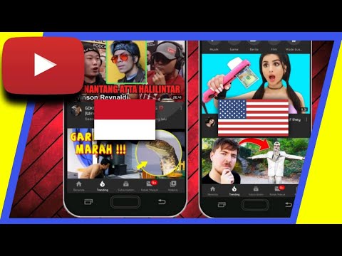 Cara gampang mengubah Lokasi negara di Youtube Android