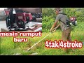 MESIN RUMPUT BARU 4STROKE // four stroke lawn mower