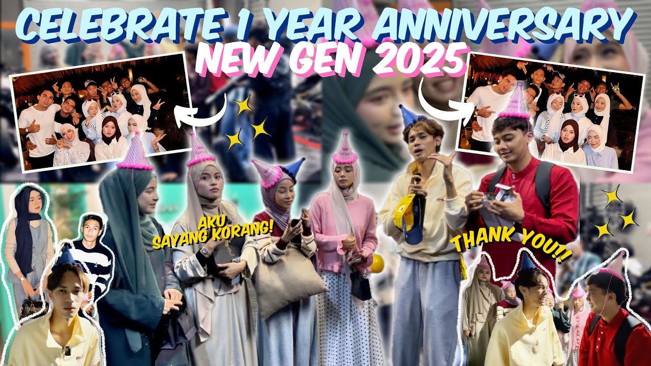 SAMBUTAN 1 TAHUN NEW GEN 2025 DALAM AI TEAM❗️ AISYAH SAYANG KORANG SEMUA