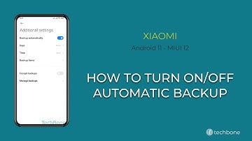 How to Turn On/Off Automatic Backup - Xiaomi [Android 11 - MIUI 12]