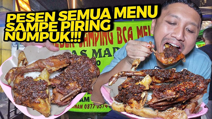 INI BEBEK MADURA TERENAK DI JAKSEL? RAME AMAT