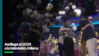 Así recibió la TV chilena el año nuevo 2024