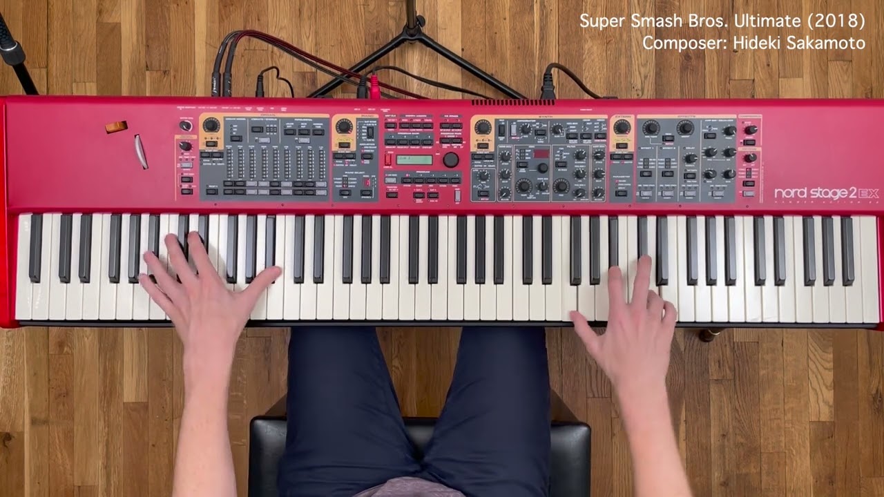 Every Super Smash Bros. main menu theme on piano