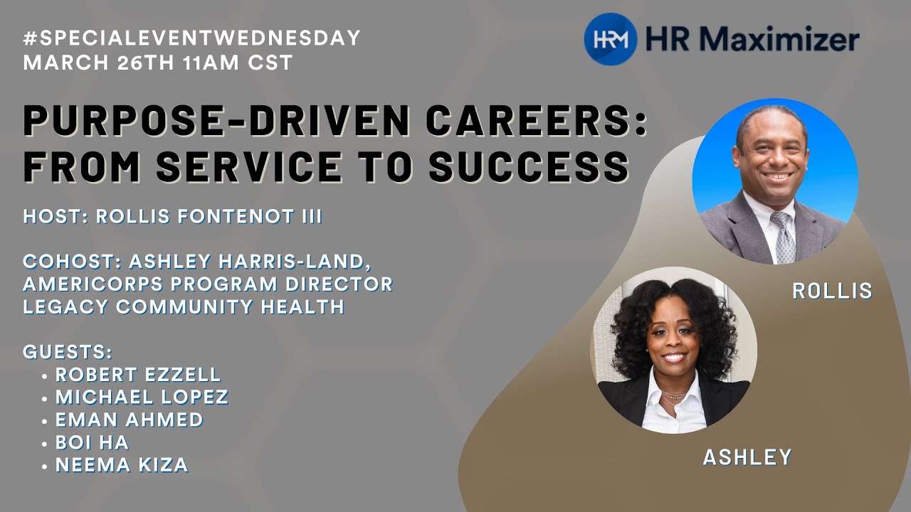 Purpose-Driven Careers: From Service to Success | AmeriCorps to Healthcare Journeys