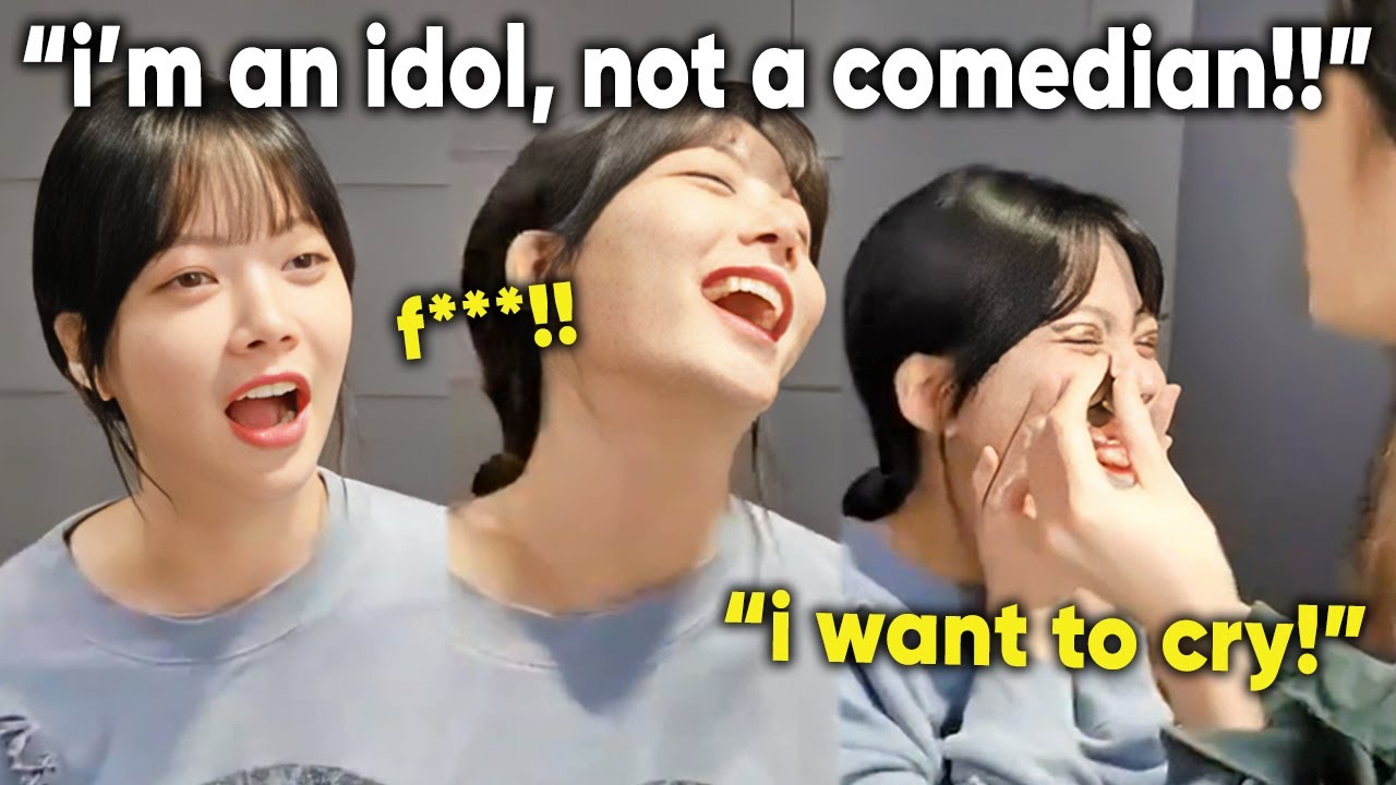 EUNCHAE felt like *crying* after Le sserafim members almost ruined her IDOL image!😂