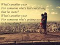 Johnny Logan - What's another year lyrics