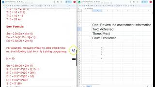 2.3 Sequences and Series (AS91258) - Marathon Practice Task (Achieved, Merit and Excellence)