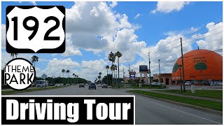 Driving Down US HWY 192 (Highway 192) West in Kissimmee FL to US HWY 27 | Multi Camera Angle Tour 4K