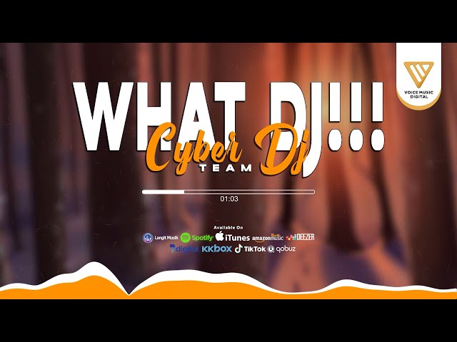 What Dj !!! - CYBER DJ TEAM (Official Audio Visualizer) class=