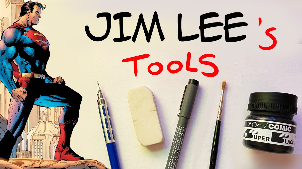 I Tried Drawing Like Jim Lee (The Hard Way) - YouTube