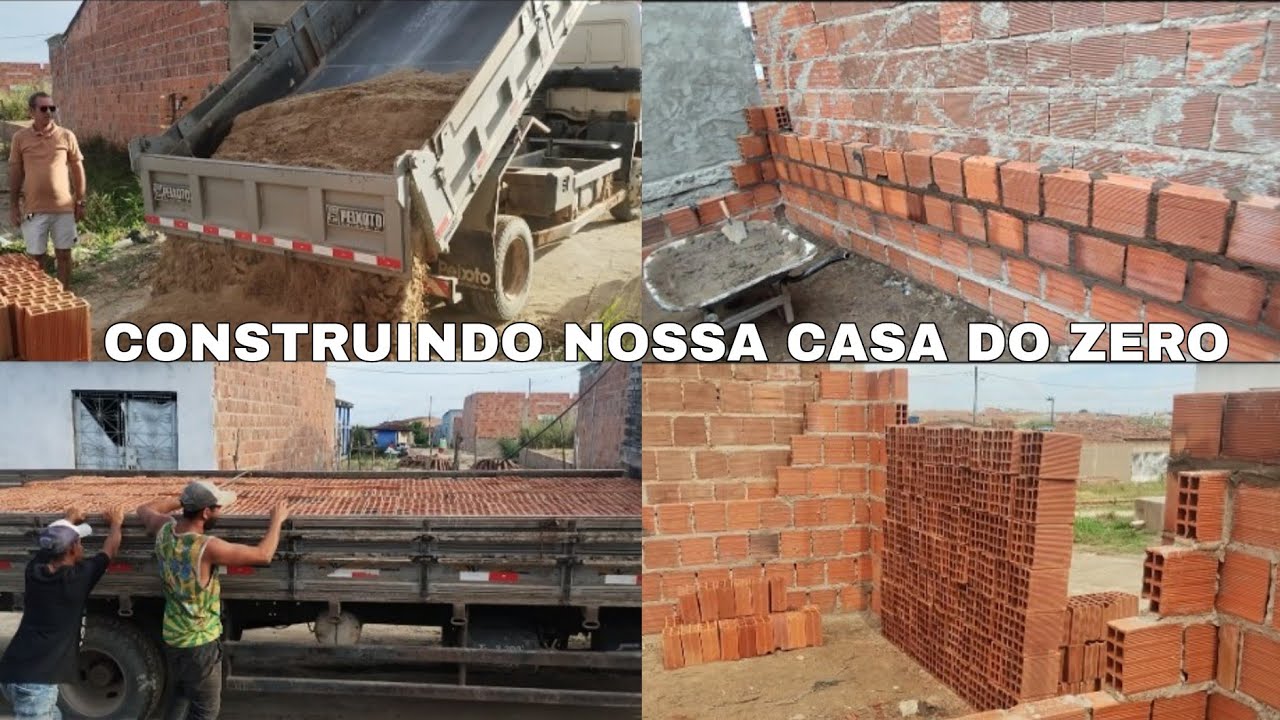 2 DIAS NA CONSTRUÇÃO/ CONSTRUINDO NOSSA CASA DO ZERO