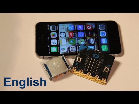 PIR-sensor with iPad, iPhone and Micro:bit