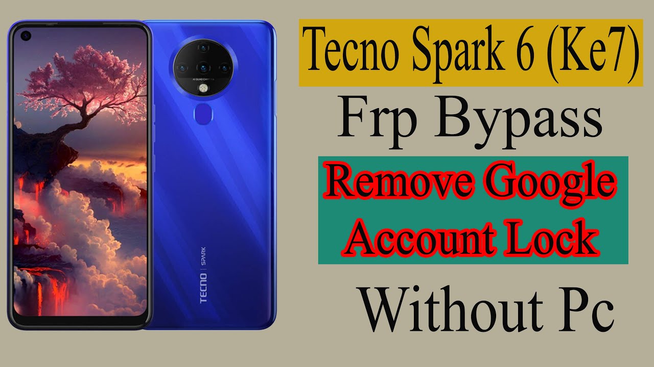 Tecno Spark 6 Frp Bypass Ke7 Google Account Unlock. Android 10  Without Pc Easy Methud