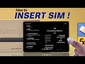 Samsung Galaxy Tab A9: How to Input SIM Card! [Install Nano SIM]
