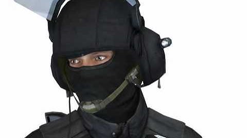 SWAT/SEK tactical unit 3d model by Rocketbox Libraries #m157 talk close