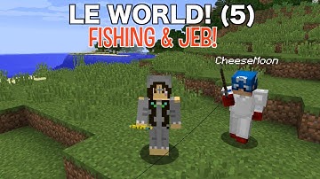 Competitive Fishing and JEB!! - LE WORLD! (5) | J3 Minecraft