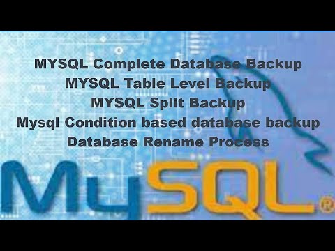 Video: Bagaimanakah saya menjalankan fail dump MySQL?