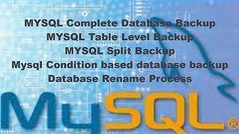 Mysql Database Backup and Restore | Mysql Database Backup and Restore using cmd| Mysql Tutorial