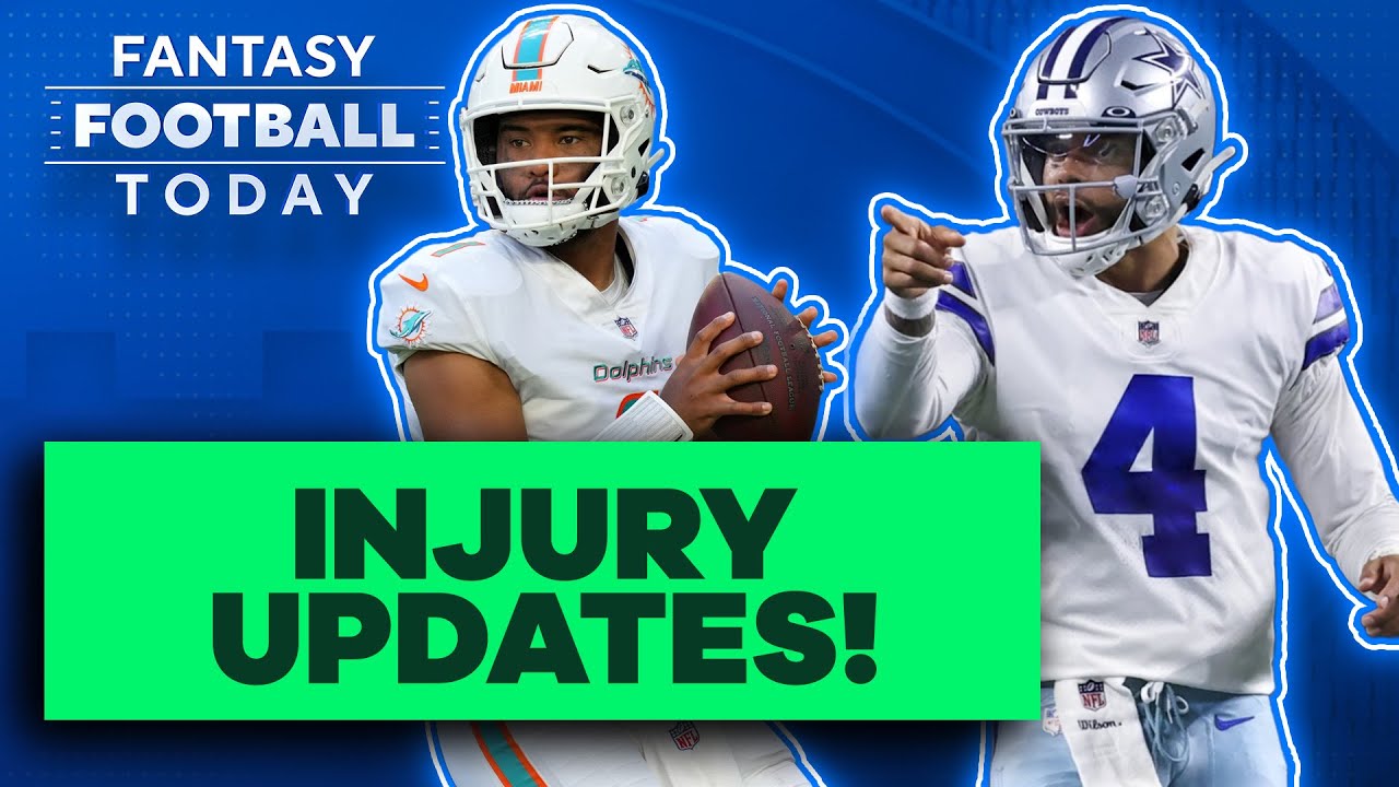 Week 7 Fantasy Injury Report Tua Tagovailoa, Dak Prescott, & More