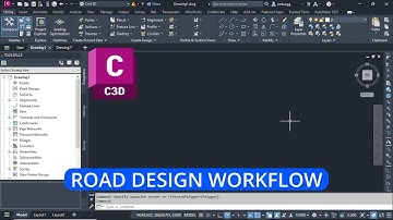 Road Design in Civil 3D - Part 2: Overview of Road Design Workflow in Civil 3D