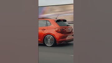 BAGGED POLO GTI 8 🥵🔥🔥🔥|4K #baggedcars #polo8gti #airsuspension