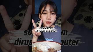 Sosok hitam di ruang komputer siapa? #horror #kisahhoror #mukbang #ceritahoror #horrorstory #part2