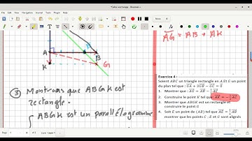 Exercice 04 : Calcul vectoriel dans le plan TCSF