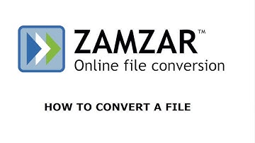How to convert a file with Zamzar