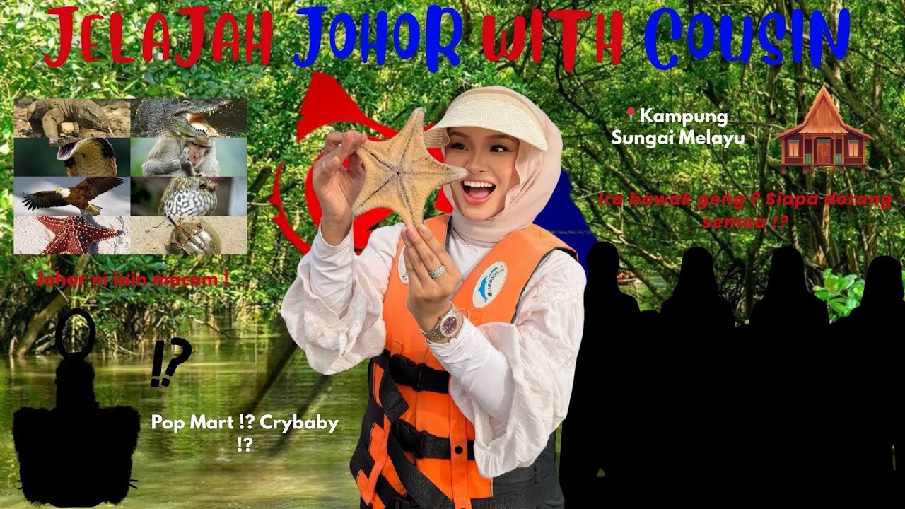 APAKAH YANG ADA DI JOHOR ? SHORT VLOG WITH COUSIN 😻❤️
