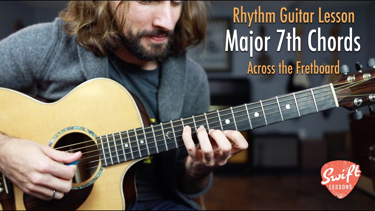 how-to-play-maj7-chords-across-the-fretboard-youtube