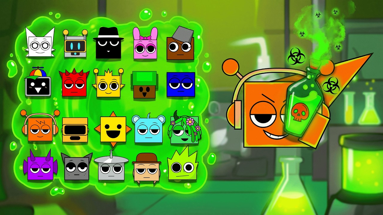 Sprunki Battle – Last One Not Cursed Wins!