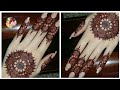 Beautiful easy arabic gol tikki hinna mehndi designs for handssimple mehandi by samiya waseem