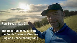 The Best Run of my Life at Cissbury Ring, Chanctonbury Ring South Downs Way